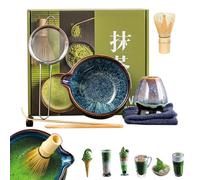 Matcha Set - Professional Matcha Whisk, Scoop and Bowl, Authentic Japanese Tea Tools, Handcrafted Chasen and Chashaku for Home Relaxation, Daily Wellness Rituals, Zen Morning Meditation