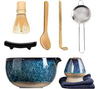 Matcha Set - Professional Matcha Whisk, Scoop and Bowl, Authentic Japanese Tea Tools, Handmade Chasen and Chashaku for Relaxation at Home, Daily Wellness Rituals