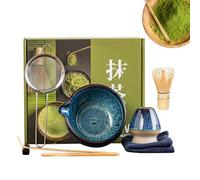 Matcha Set Starter - Matchas Bowl Whisk, Professional Tea Tools | Ceremony Utensils Morning Ritual, Meditation Preparation Kit, Matcha Set for Daily Home Relaxation Authentic Tea Experience Enjoyment