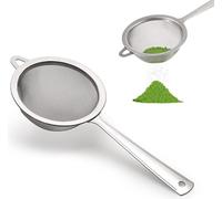 Matcha Sifter | Tea Strainer | Very Fine Mesh | Stainless Steel | Eliminate Clumps In Matcha Green Tea Powder