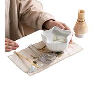 Matcha Tea Set - Matcha Tools for Ceremony | Scoop and Whisk | Accessories Kit | Traditional Ceremonial Drink Utensils with Scoop | Office Medication Gathering Party Relaxing Massage
