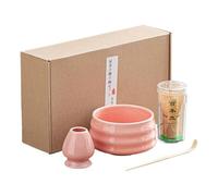 Matcha Tea Set,Matcha Whisk Matcha Bowl,Traditional Scoop, Tea Making Kit, Natural and Safe Tea Set Matcha Set for Family Friends Colleagues Matcha Lovers and Novices