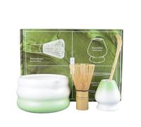 Matcha Tea Set, Matcha Whisk Set, Household Matcha Tea Making Tools with Matcha Bowl