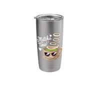 Matcha Time Green Tea Enthusiast Fun Art Stainless Steel Insulated Tumbler
