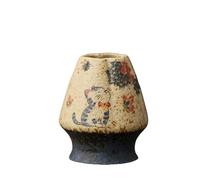 Matcha Whisk Holder-Matcha Whisk Stan Ceramic fit for Traditional Tea Matcha Chasen Tea Set Accessories (Playful Cat)