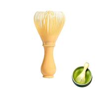 Matcha Whisk, PP Resin Matcha Stirrer, Easy to Clean Tea Whisk, MatchaTea Mixer Brush for Frothy, Smooth Tea/Latte Preparation Experience (Off White; 120 * 60mm)
