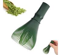 Matcha Whisk, Reusable PP Resin Japanese Tradition Matcha Whisk Accessories for The Tea Ceremony（Green）