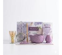 Matcha Whisk Set, 7-Piece Matcha Tea Set for Making Latte, Japanese Matcha Set with Traditional Chasen for Authentic Tea Ceremony (Purple, 7PCS)