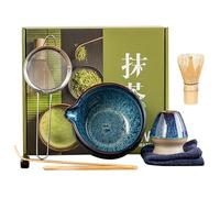 Matcha Whisk Set- Ceremonial Matcha Making Set | Matchaa Ceremony Kit | Tea Ceremony Tools and Tea Accessories for Wellness Seekers Home Baristas Morning Ritual Practice Meditation Yoga Practitioners