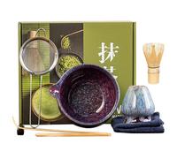 Matcha Whisk Set - Matcha Bowl Set | Japanese Tea Ceremony | Traditional Chasen bambo Whisk, Scoop & Bowl for Home Brewing, Mindful Rituals, Meditation, Wellness, Morning Tea Lovers, Zen Practice