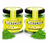Matchaeco 2 x 50g Japanese 'Lemon Ritual' Matcha Green Tea Powder Flavoured | Authentic Stone Ground Ceremonial Grade From Japan |Natural Lemon Grass Vegan Baking, Gift | (100g Lemon)