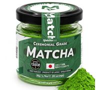 Matchaeco Smooth Ceremonial Grade Matcha Powder 50g | Premium Japanese Matcha Green Tea | Award Winning | Perfect For Lattes, Smoothies | Jar | L-theanine, Antioxidants, Vegan