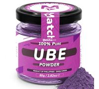 Matchaeco Ube Powder 80g | 100% Natural Purple Yam Powder from the Philippines | Premium Ube for Baking, Desserts & Lattes | Vibrant Natural Colouring