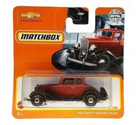 Matchbox - 1934 Chevy Master Coupe - MBX 6/100 - GXM38 - Short Card - Superfast Lesney - Chevrolet - Mattel 2020