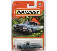 Matchbox 1960 Chevy El Camino Diecast Car, 1:64 Scale, Blue, 2/100