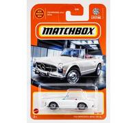 Matchbox 1963 Mercedes-Benz 230 SL 86/100 1:64 Scale Die-Cast Car, White