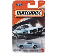 Matchbox 1968 Ford Mustang Fastback [Blue] 67/125, 1:64 Scale Diecast Toy Vehicle