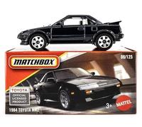Matchbox 1984 Toyota MR2 [Black] 08/125, 1:64 Scale Diecast Toy Vehicle