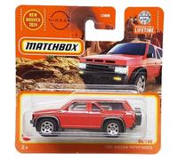 Matchbox - 1985 Nissan Pathfinder - MBX Adventure 54/100 - HVN45 - Short Card - Red - Superfast Lesney - Mattel 2024-1:64