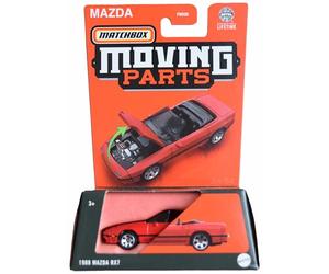 Matchbox 1988 Mazda RX7, Red, 1:64 Scale Car Model, Moving Parts, FWD28