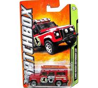 Matchbox 2012-104 MBX Jungle Land Rover Defender 110 RED 1:64 Scale