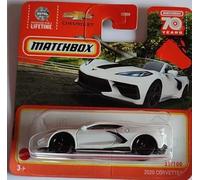 Matchbox 2020 Chevrolet Chevy Corvette 31/100 Series 2023 White
