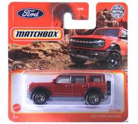 Matchbox 2021 21/100 2021 Ford Bronco Red (Short Card)