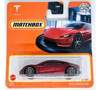 Matchbox 2022 - Tesla Roadster - Red - 4/100 - Short Card