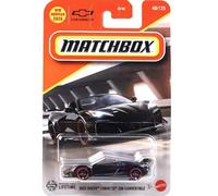 Matchbox 2023 Chevy Corvette Z06 Convertible [Black] 40/125, 1:64 Scale Diecast Toy Vehicle
