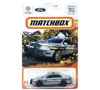 Matchbox 2023 Police Interceptor Silver Matchbox Basic Car 70th Anniversary Special Edition