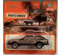 Matchbox 2024-1980 AMC Eagle [Metalflake Black] Black 22/100