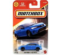 Matchbox 2024 Honda Civic Type R [Blue] New for 2026! 11/125, 1:64 Scale Diecast Toy Vehicle