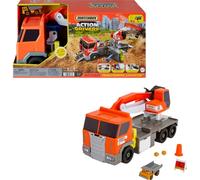 Matchbox Transformable Excavator Car Orange