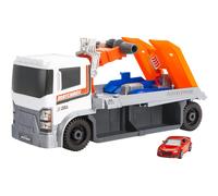 Matchbox Toy Car & Playset, Action Drivers Tow & Repair Truck with 1:64 Scale Toy Audi TT RS Coupe, Working Crane & Diagnostic Machine, HRY43