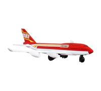 Matchbox Collectible Die-Cast Metal Sky Busters Inspired by Boeing 747-400 Airplane - HVM44 ~ White and Red Passenger Jet Plane ~ Includes Playmat