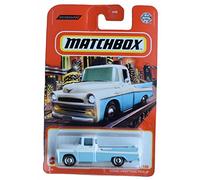 Matchbox Dodge Sweptside Pickup Truck, Blue, 1:64 Scale, 8" L x 3" W x 2" H, Ages 3+, Unisex, Cartoon Theme