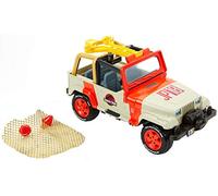 Matchbox FNP46 Park Jurassic World Jeep Wrangler + Rescue Net, Multi-Colour