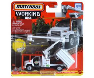 Matchbox GMC C8500 Topkick Tree Trimming Truck, Working Rigs 16/16 [White]