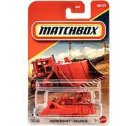 Matchbox Ground Breaker Bulldozer [Red] 09/125, 1:64 Scale Diecast Toy Vehicle