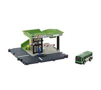 Matchbox HDL08 Action Driver Bus Station Playset, Vehicle & Movable Figures, Can be Combined with Other Sets, Toy Gift for Children from 3 Years
