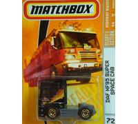 Matchbox Highway Maintenance Series #72 DAF XF95 Space Cab Semi-Tractor Truck Black Detailed Diecast Scale 1/64 Collector