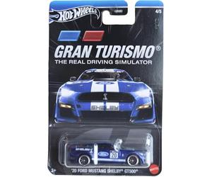Matchbox Hot Wheels '20 Ford Mustang Shelby GT500, The Real Driving Simulator [Blue] 4/5