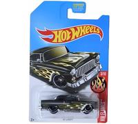 Matchbox Hot Wheels '55 Chevy, HW Flames 3/10 [Dark Green]