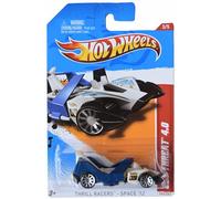 Matchbox Hot Wheels Jet Threat 4.0, Thrill Racers Space '12 3/5 [Blue/White] 193/247