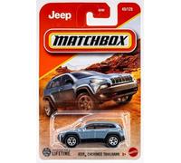 Matchbox Jeep Cherokee Trailhawk [Blue] 45/125, 1:64 Scale Diecast Toy Vehicle