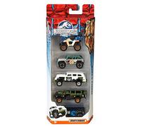 Matchbox Jurassic World 1:64 Vehicle 5-Pack (Styles May Vary)