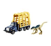 Matchbox Jurassic World, Dino Carriers Triceratops, Toy Vehicle for Kids Ages 3 and Up Includes a Mini Dinosaur to Transport
