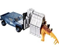Matchbox Jurassic World Dino Transporters, 1 Vehicle & 1-2 Mini Dinosaurs, Ages 3 Years Old & Up