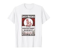 Matchbox Label Chinthe Burma Advertising Art Retro T-Shirt