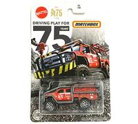 Matchbox Mattel 75th Anniversary F0RD F-350 SuperDuty 82/100, 1:64 Scale Diecast Truck Model, Dark Blue, 3.5"L x 1.5"W x 1.5"H, Ages 3+